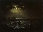 Joseph Mallord William Turner Fishermen at Sea  (The Cholmeley Sea Piece) oil painting artist